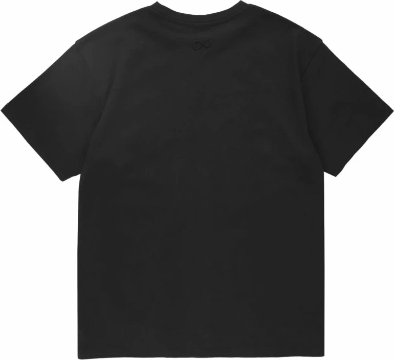 Maicë Prosto Jacquard Label KL261MTEE1042, e zezë [Madhësia: XL]