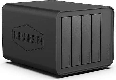 Kasë për disqe TerraMaster D8 Hybrid, USB 3.2, 4-bay, Diskless, e zezë