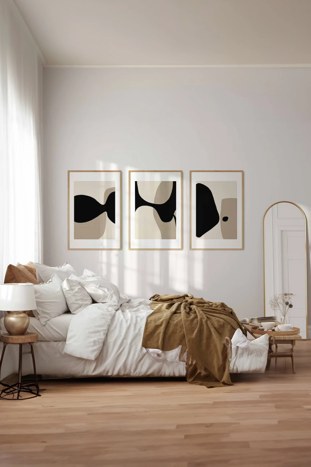 Pikturë dekorative me kornizë (3 copë), Wallity, Artsycllct35