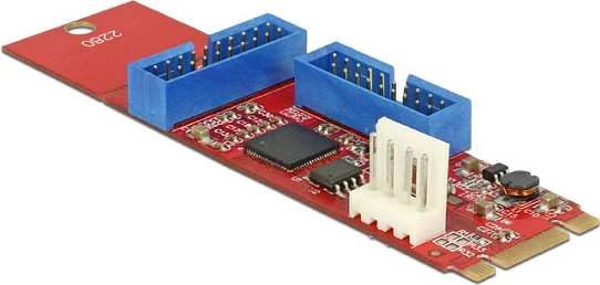 Adapter M.2 në 2x USB 3.0 header DeLOCK 62843, 5 Gbit/s