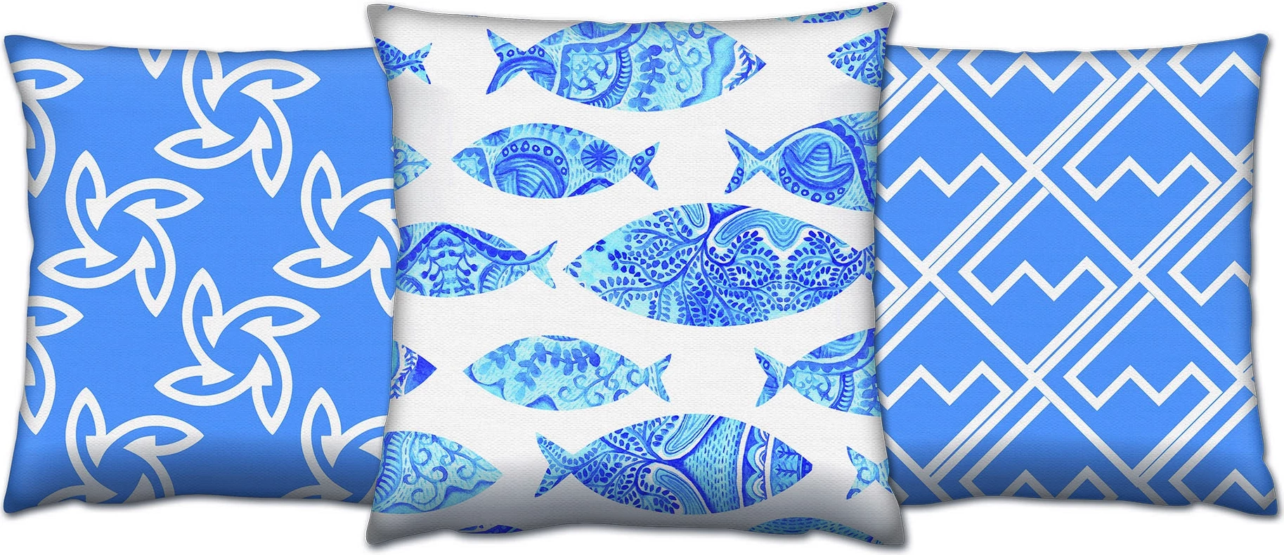 Set jastëkësh dekorativ (3 copë), Aberto Design, AC-4638-4634-4150