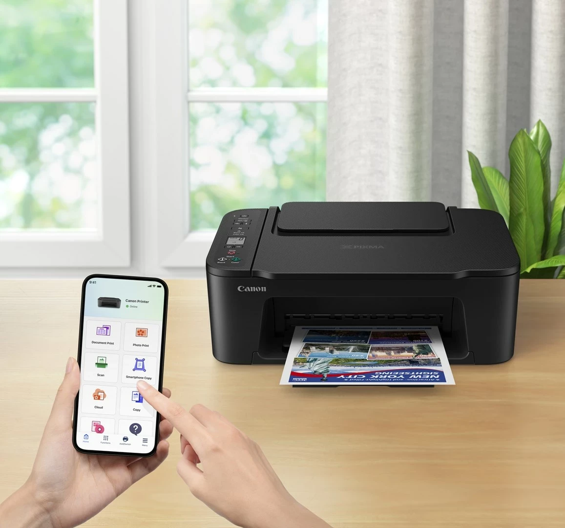 Printer multifunksional Canon PIXMA TS3750i, Inkjet, A4, Wi-Fi, i zi