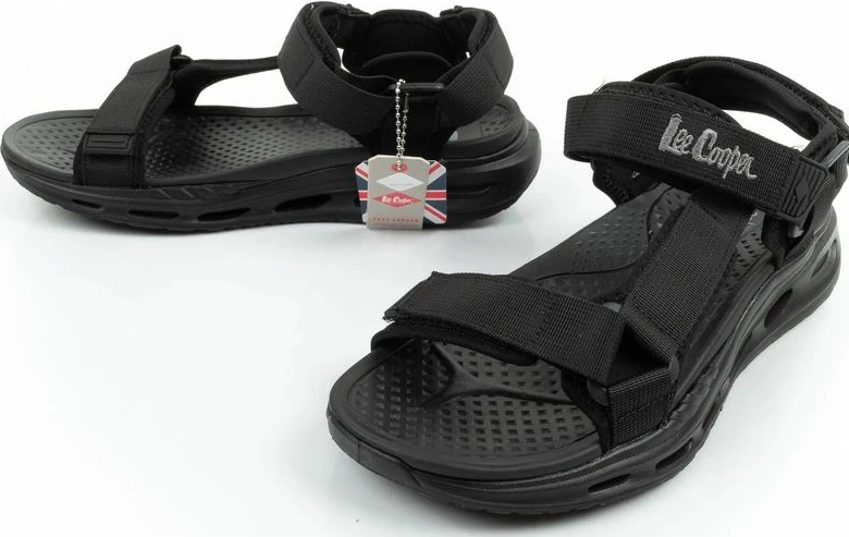 Sandale për meshkuj Lee Cooper, të zeza