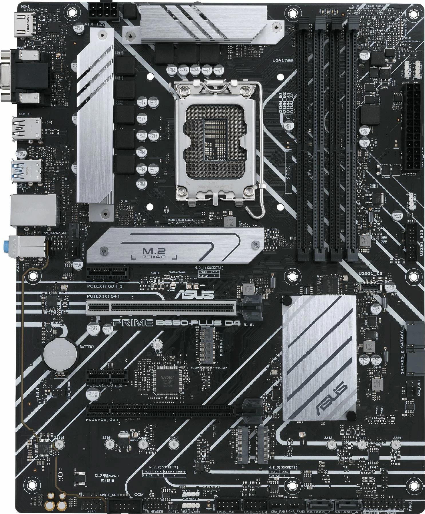 Pllakë amë Asus PRIME B660-PLUS D4, ATX, DDR4, deri 128GB RAM