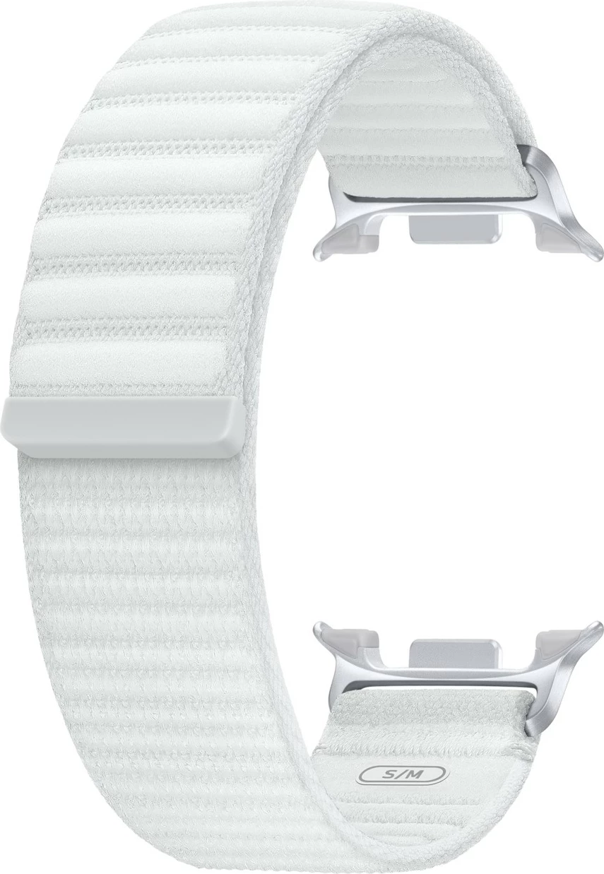 Rrip smartwatch Samsung Fabric S/M për Watch8 Classic, i bardhë