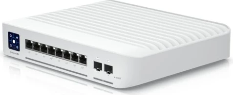 Switch Ubiquiti UniFi Enterprise 8 PoE Managed L3, Inox