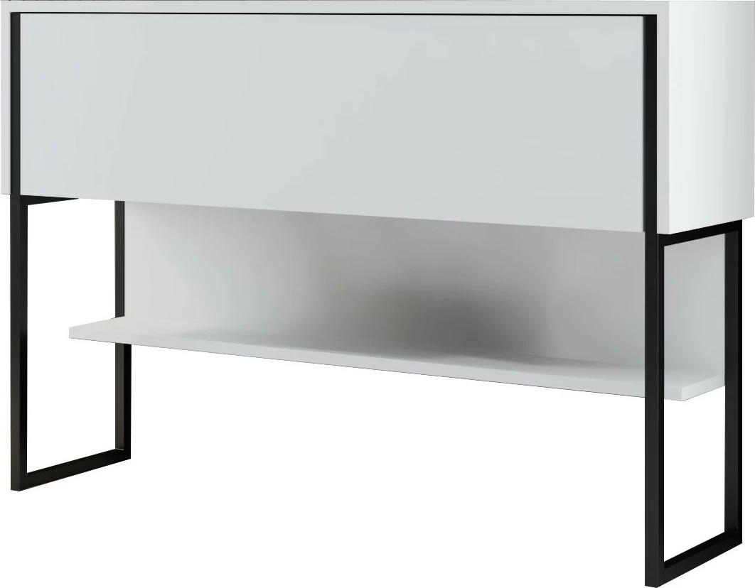 Komodë Hanah Home Luxe, e zezë dhe e bardhë
