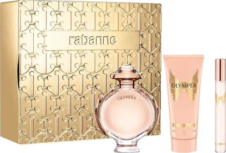 Set Eau de Parfum për femra Paco Rabanne Olympea, 80ml + 10ml + 100ml