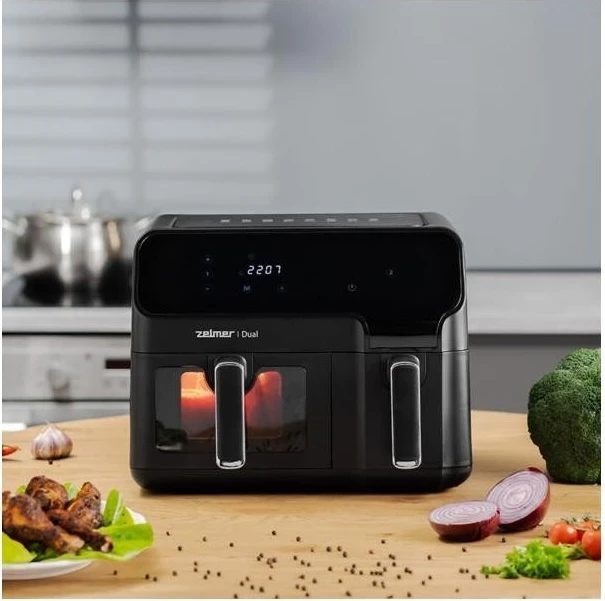 Frytkownicë Zelmer ZAF9000 Dual, 9.000, e zezë