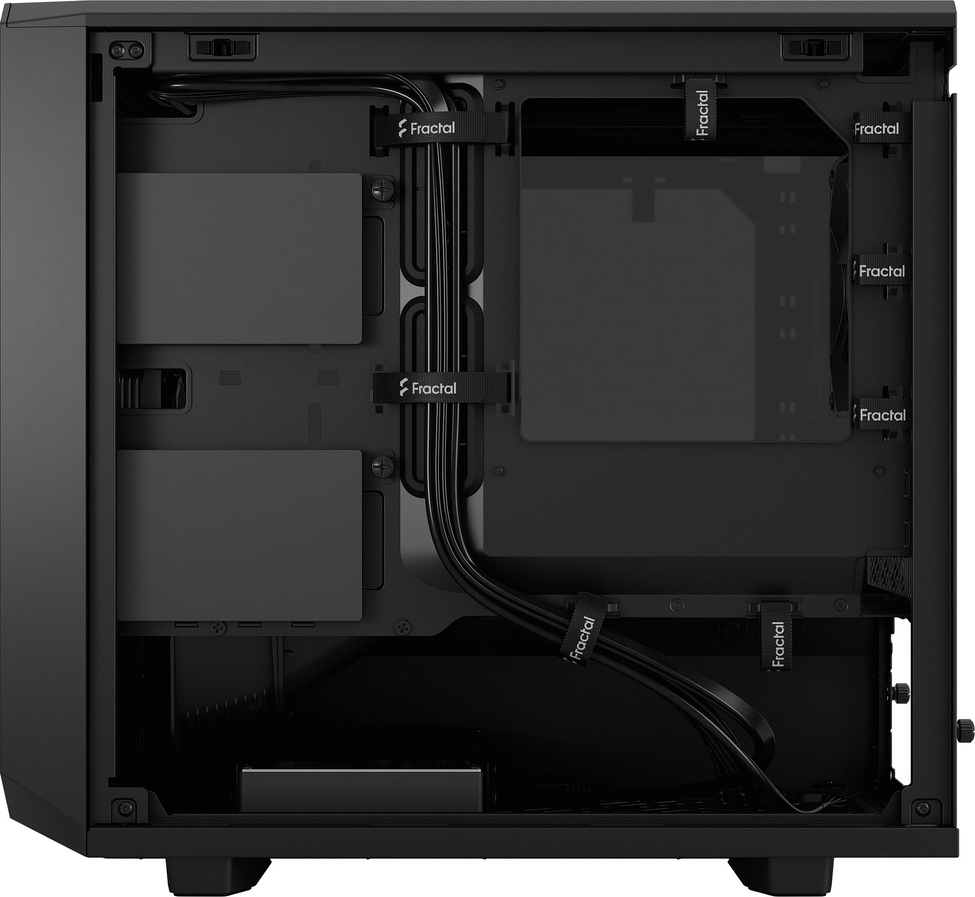 Kasë Fractal Design Meshify 2 Nano, Mini-Tower, Tempered Glass Dark Tint, e zezë