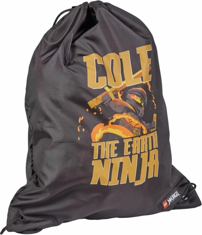 Çantë me litar Lego Ninjago, fëmijë, e zezë