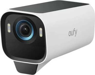 Kamerë sigurie ANKER eufy Security eufyCam S3 Pro 4K, SolarPlus 2.0, IP67, kamerë shtesë, bardhë/zezë