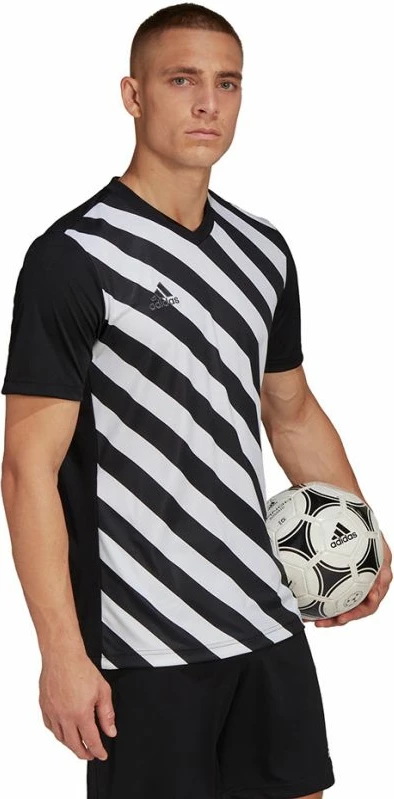 Maicë për Meshkuj adidas Entrada 22 Graphic, e zezë dhe e bardhë [Madhësia: S]
