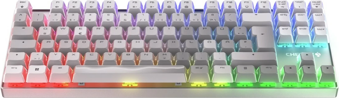 Tastierë mekanike Cherry Xtrfy MX 8.2 XAGA TKL WL RGB, Wireless, e bardhë