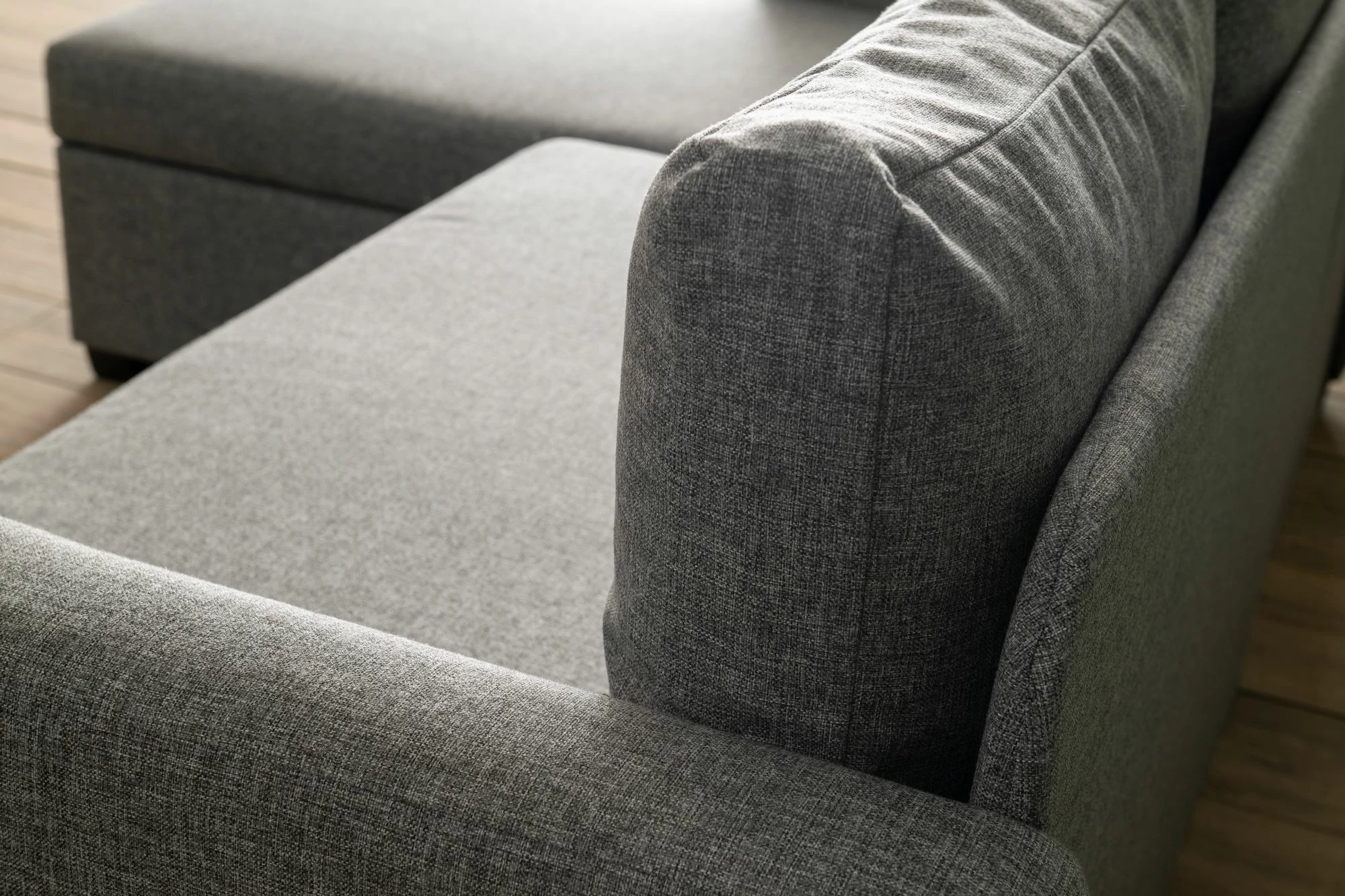 Kënd-sofë krevate Atelier del Sofa, ngjyrë gri e çelët, Kado