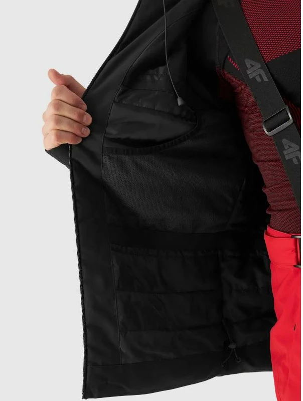 Jakne ski për meshkuj 4f, e zezë [Madhësia: XL]