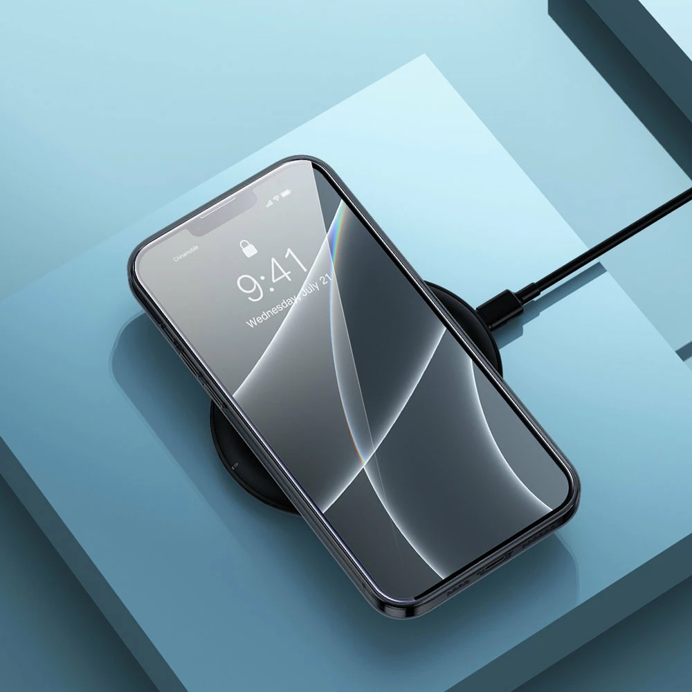 Mbështjellës Baseus Simple Series për iPhone 13 Pro, TPU, i tejdukshëm, zi