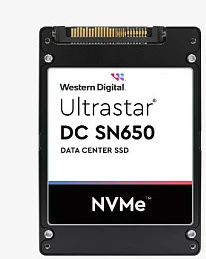 SSD e brendshme WD Ultrastar DC SN650, 2.5", U.3 NVMe PCIe 4.0, 15.4TB