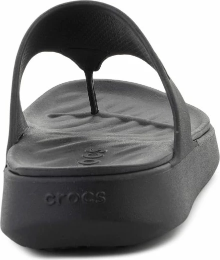 Sandale flip-flop për femra Crocs Getaway Triangle Flip, të zeza