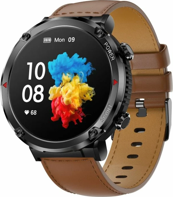 Smartwatch Gravity unisex, e zezë