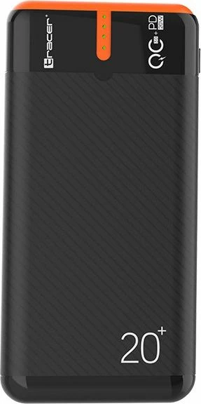 Powerbank Tracer Energen 20000mAh, portokalli/zi