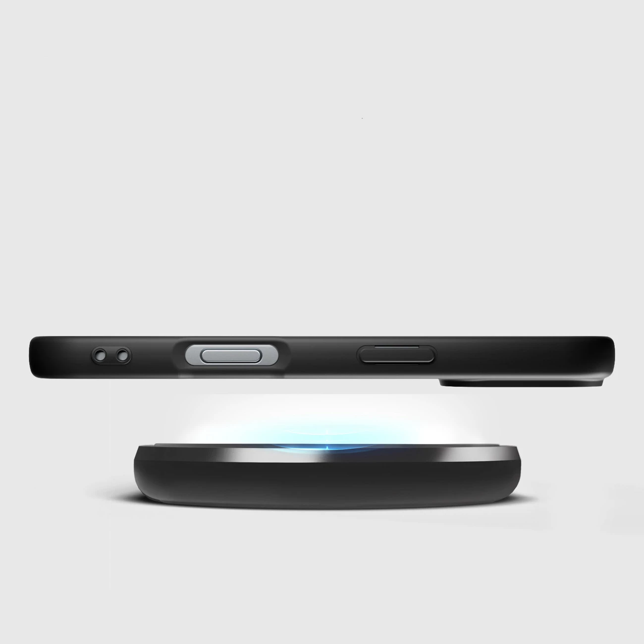Mbështjellës SBS Instinct për iPhone 16, TPU me mikrofibër, i zi, me kuti