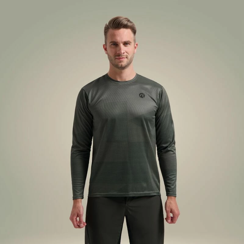 Fanellë me mëngë të gjata për çiklizëm Rogelli Yakimasport, 3XL, e gjelbër