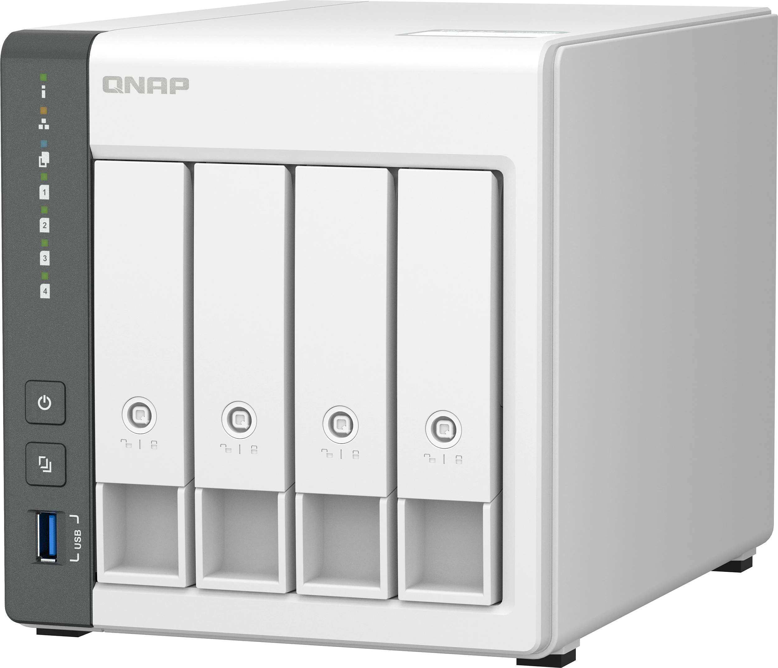 NAS QNAP TS-433, Tower, ARM Cortex-A55, 4 GB, QNAP QTS