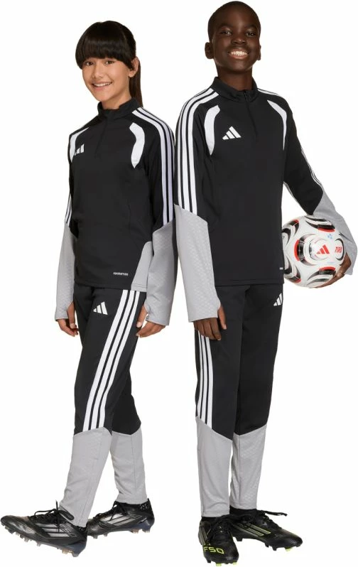 Pantallona sportive për fëmijë adidas, të zeza