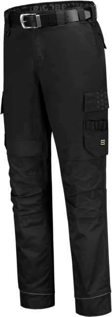 Pantallona Pune Malfini Twill Cordura Stretch për Meshkuj dhe Femra, të Zeza [Madhësia: 45]