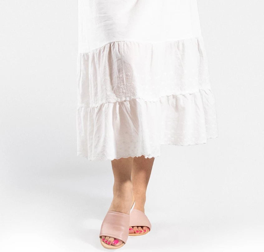 Sandale per femra LUNA, rozë