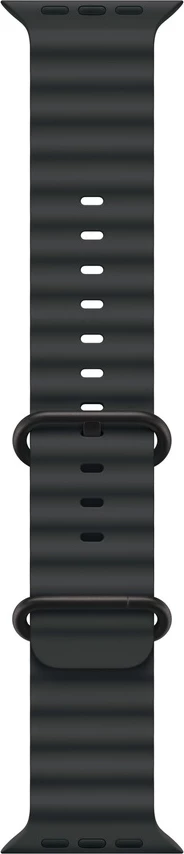 Apple Watch 49mm Band Black Ocean Band - Black Titanium Finish