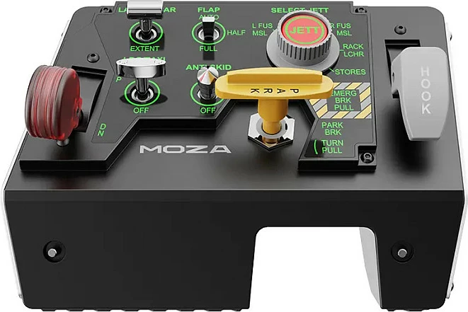 Panel kontrolli fluturimi Moza Racing MTLP Take-off Landing, për flight simulator, i zi