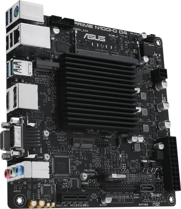 Pllakë amë ASUS PRIME N100I-D D4, Intel, N100, 16 GB, DDR4-SDRAM