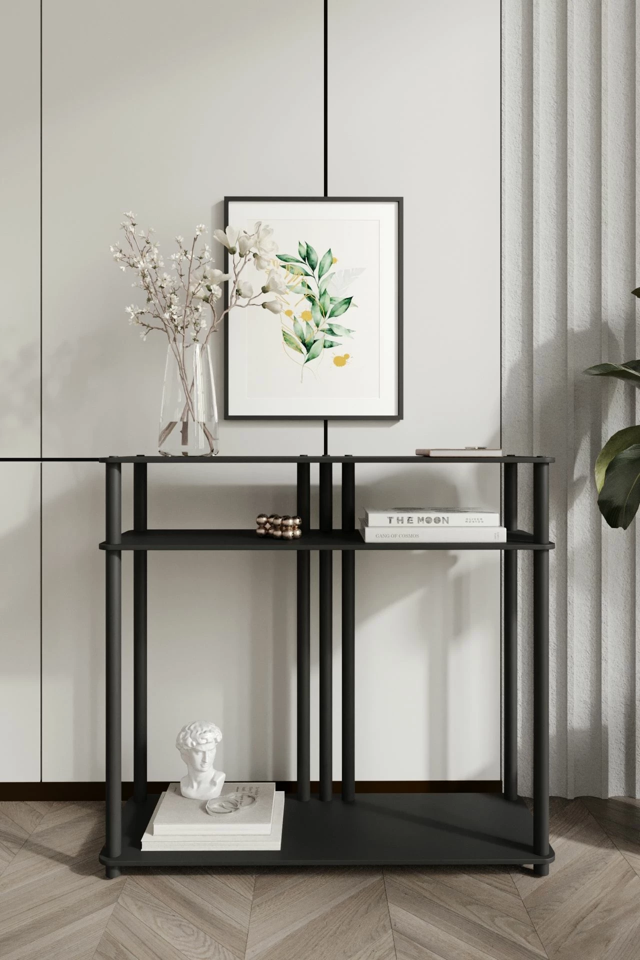 Komodë Skye Decor, ngjyrë e zezë, Garcia