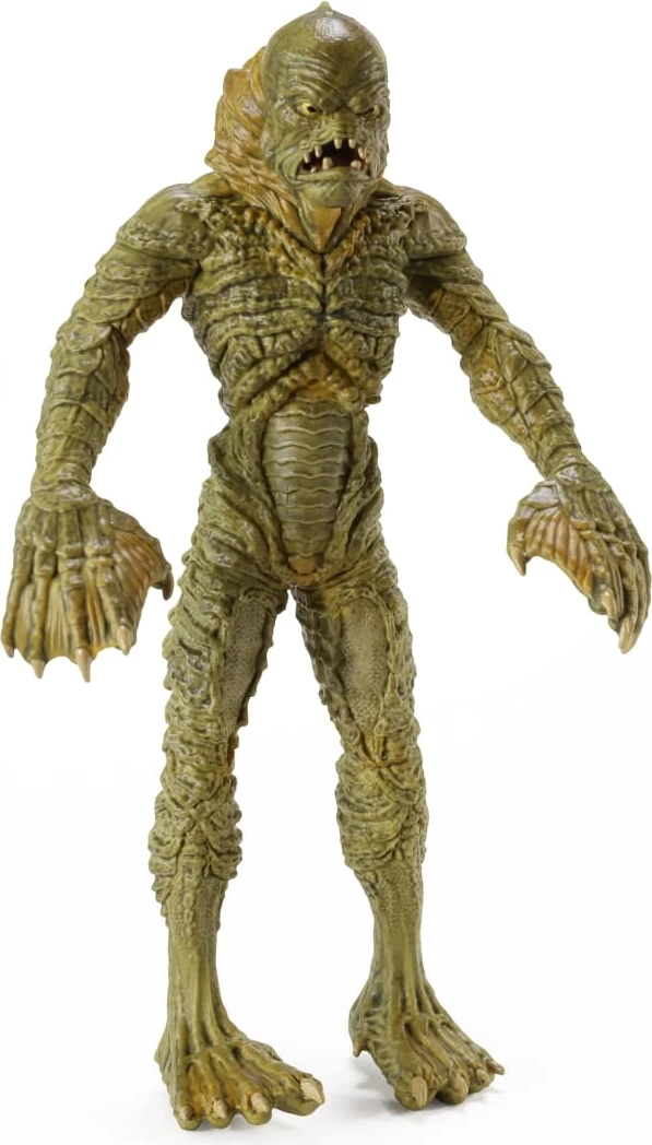 Figurinë e lakueshme NOBLE COLLECTION Bendyfigs Creature from the Black Lagoon 19 cm, jeshile