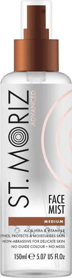 Mist për vetënxirje gradual për fytyrë St.Moriz Advanced Pro Gradual Self Tanning Face Mist për femra, 150ml