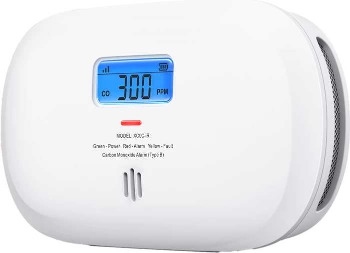 Detektor monoksidi karboni X-Sense XC0C-iR Wi-Fi me ekran LCD, i bardhë
