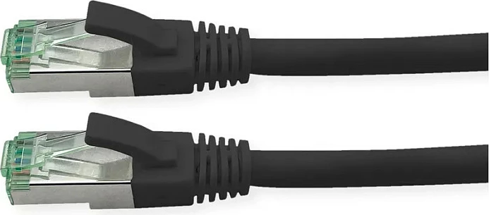 Kabllo Ethernet ROLINE 21.45.3275, Cat6a, 0.3 m, S/FTP, RJ-45, e zezë