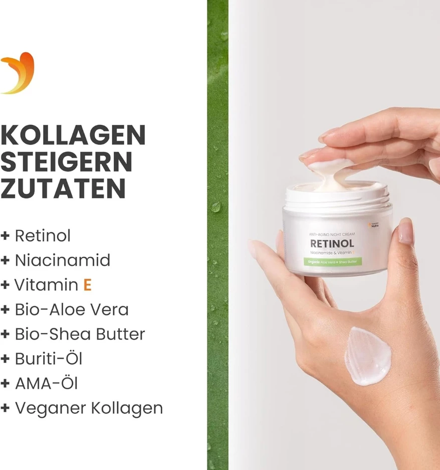 Krem nate Swedish Nutra Retinol, 50ml