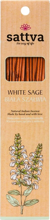 Kadzidje natyrale Sattva Biała Szałwia 15 copë