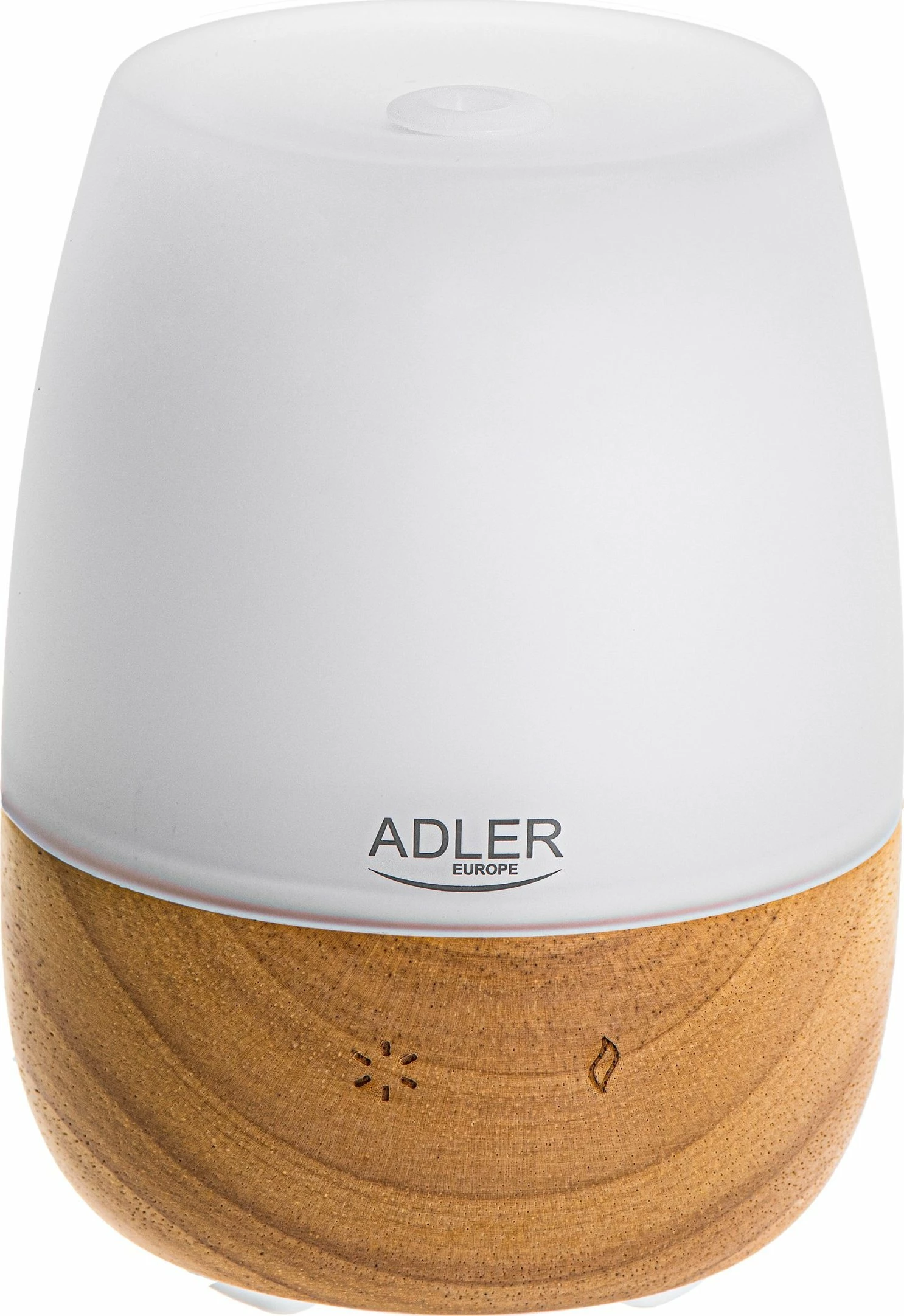 Difuzor aromash ultrasonik Adler AD 7967 3-në-1, 130 ml, 12 W, kafe e çelët, set me brushë pastrimi