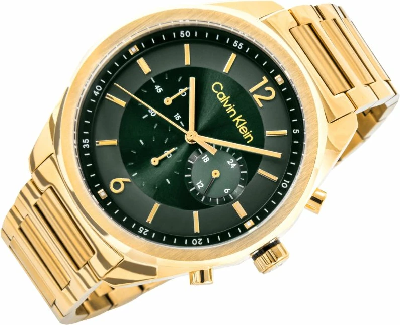 Orë dore për meshkuj Calvin Klein, ari