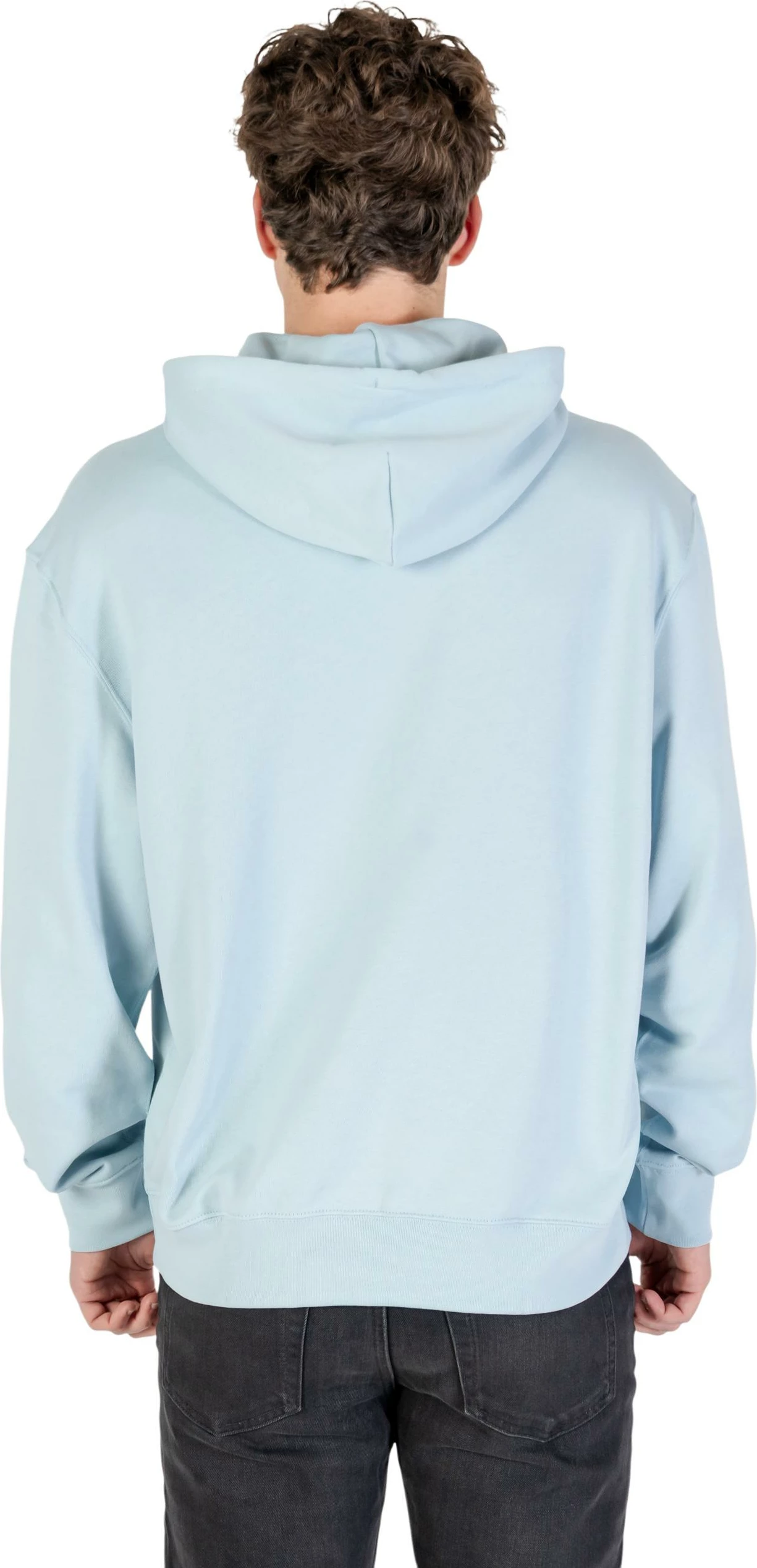 Duks me kapuç për meshkuj Calvin Klein Jeans LS EU 350TERRY CALVI LV04RC295G, blu e zbehtë [Madhësia: XXL]