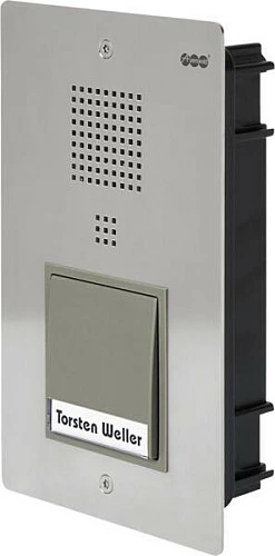 Interfon dere Auerswald TFS-Dialog 311, i lidhun me kabllo, 1 buton, inox