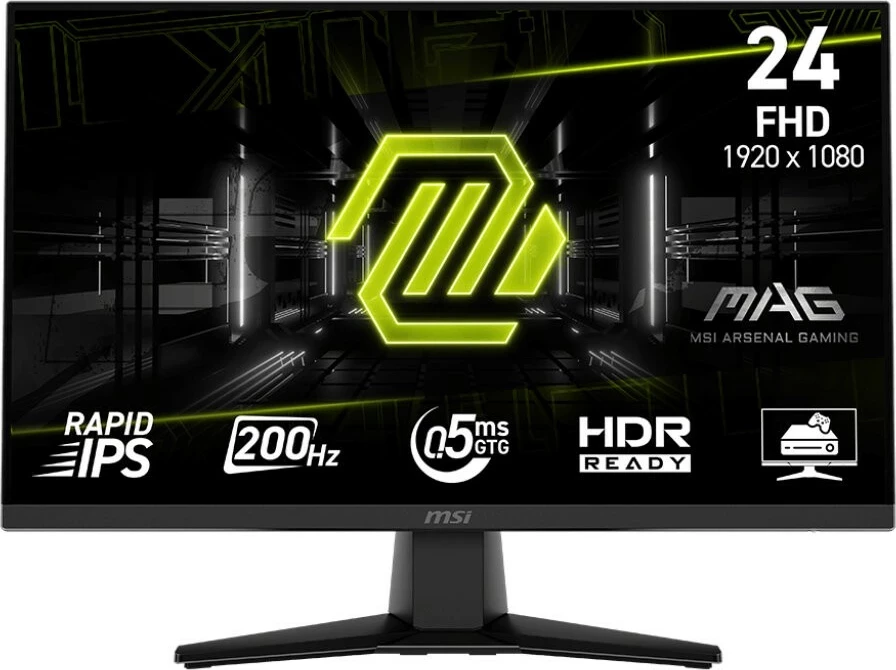 Monitor MSI MAG 242F, 23.8", Full HD, Rapid IPS, 200Hz, i zi