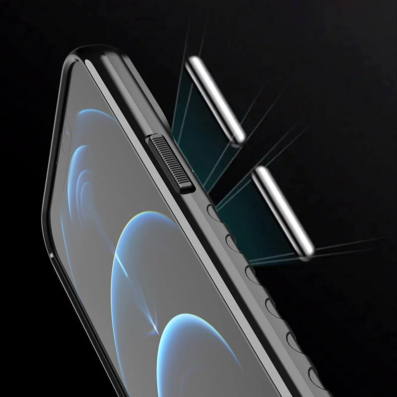 Mbështjellës Hurtel Thunder Case për iPhone 13 Pro Max, TPU, Blu