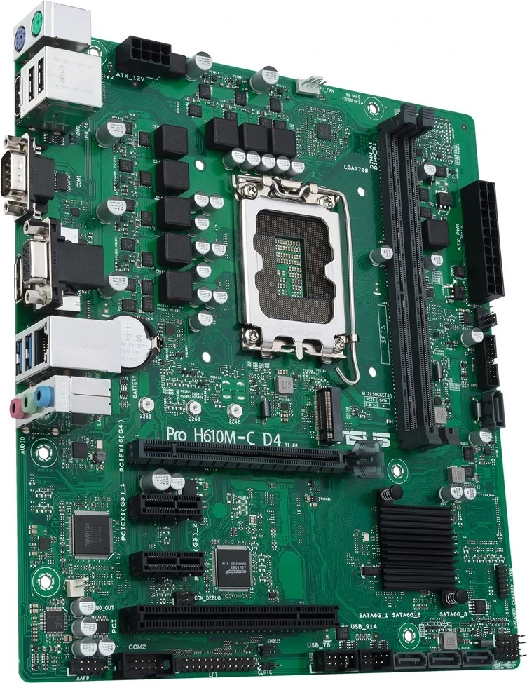 Pllakë amë ASUS PRO H610M-C D4-CSM, Intel H610 LGA 1700, micro ATX