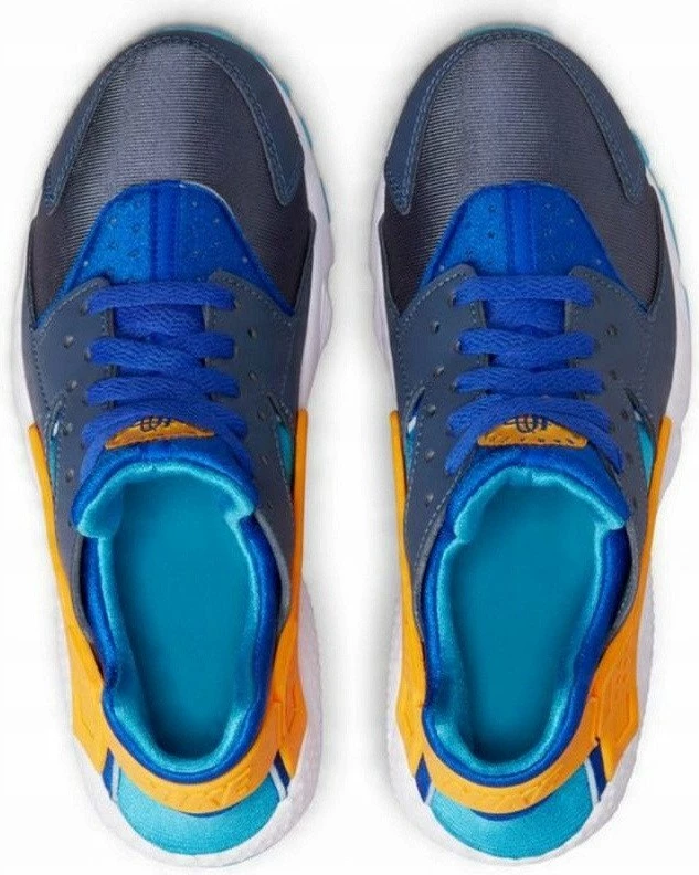 Atlete Nike Air Huarache Run Jr 654275, EU 38, blu/navy/portokalli