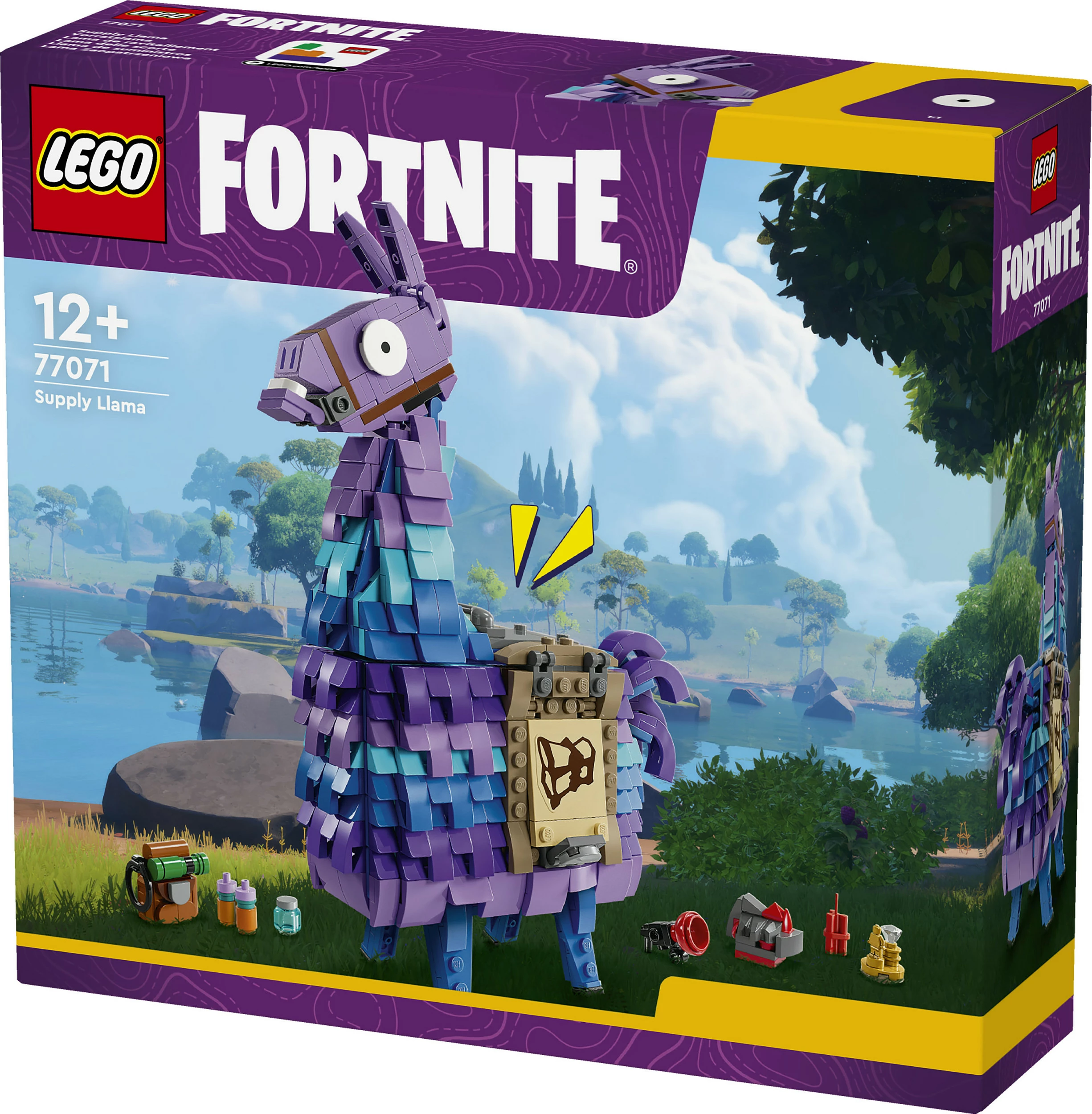 Set ndërtimi LEGO Fortnite Supply Llama 77071, 691 pjesë, shumëngjyrësh